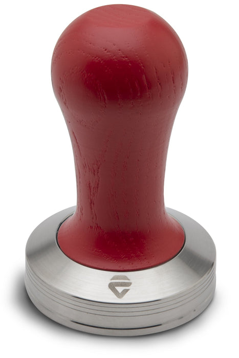 Tasseur à café en acier inoxydable avec manche en bois rouge, Lelit