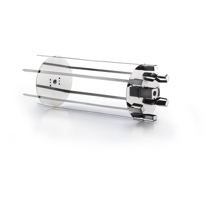 Ensemble de 6 brochettes rotatives de luxe pour rôtissoire, Napoléon