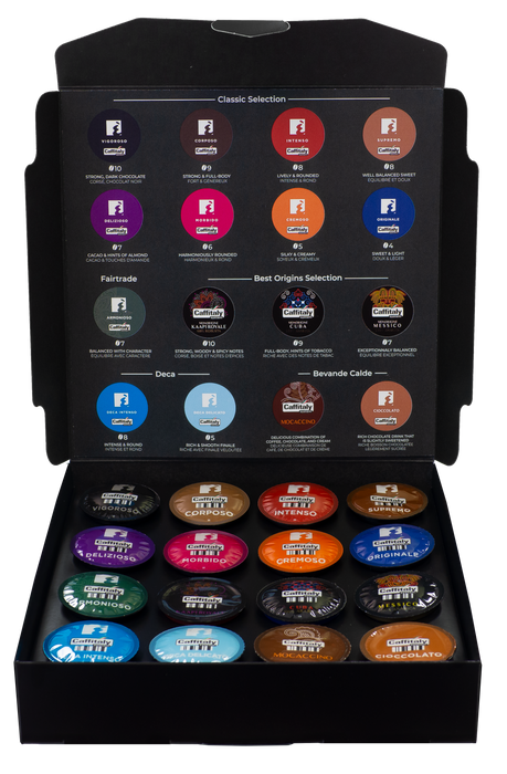 Coffret dégustation de 12 capsules, Caffitaly