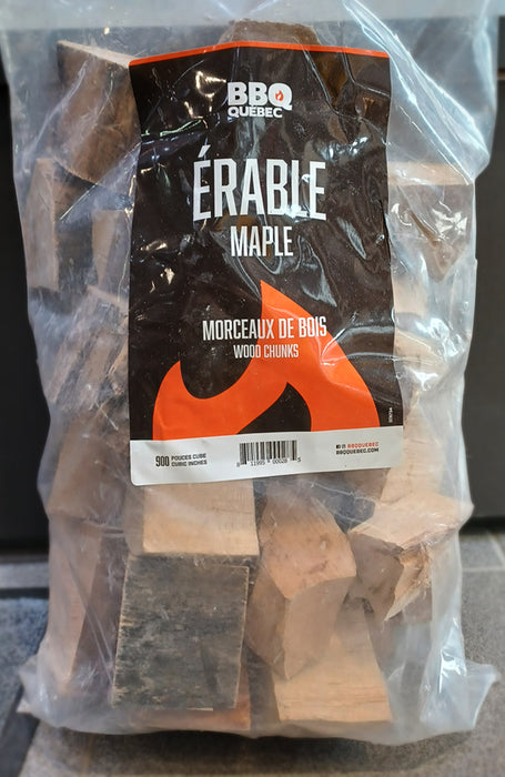 Combustible de bois pour fumoir, BBQ Québec