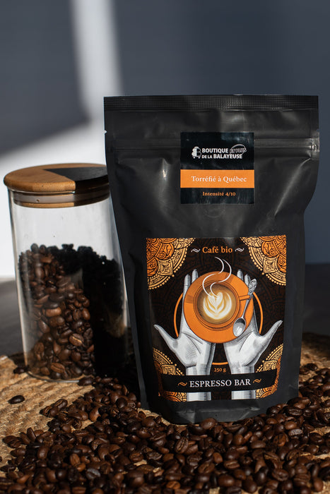 Café en grains Espresso Bar, Boutique de la Balayeuse