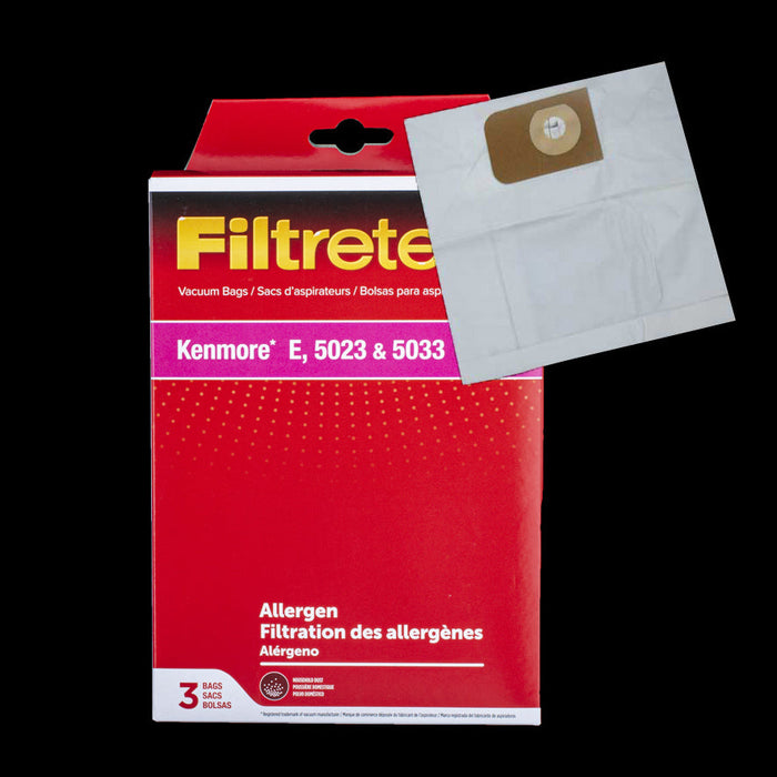 Sacs type E, Kenmore 5023 et 5033 (paquet de 3)