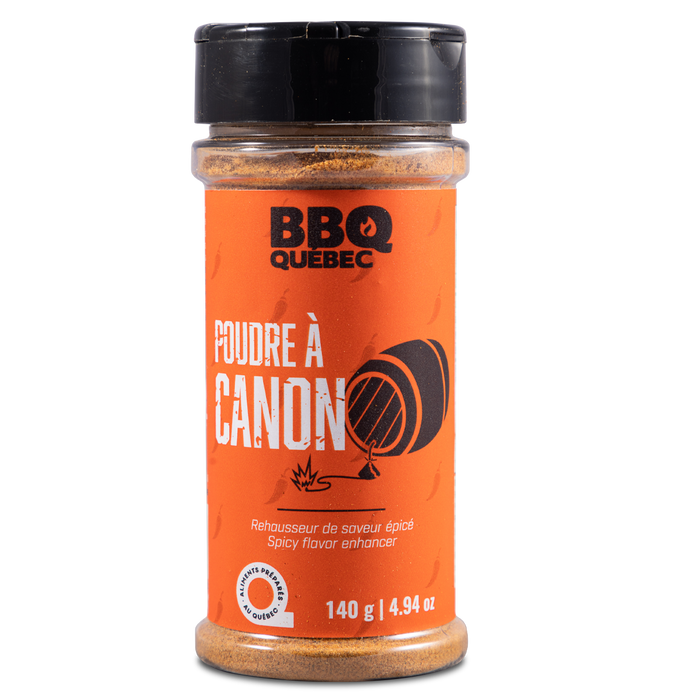 Épices BBQ La poudre à Canon, 140 gr, BBQ Québec