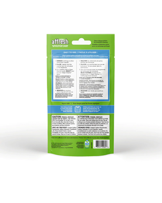 Nettoyant pour machine à laver, Affresh