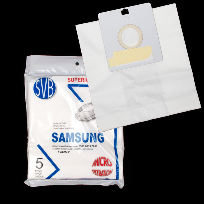 Sacs pour aspirateur Samsung 5500, 6013, 7000 (paquet de 5)