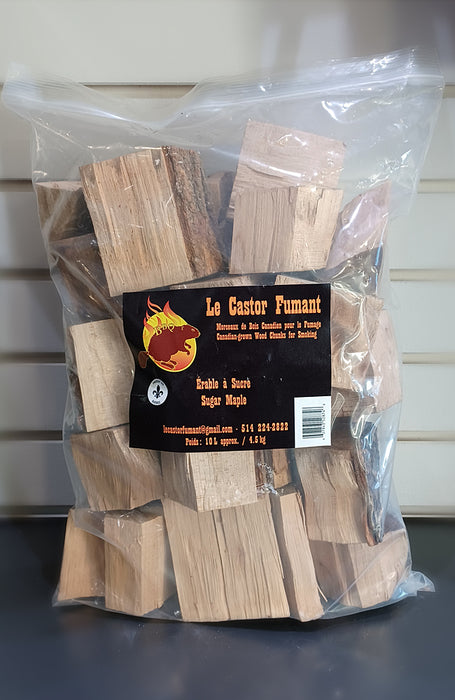 Morceaux de bois, 10 lb, Castor Fumant